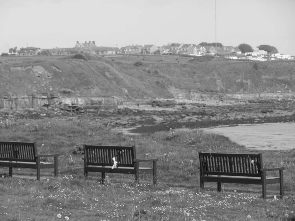 Der Küste Nordenglands Mit Der Stadt Newcastle — Stockfoto