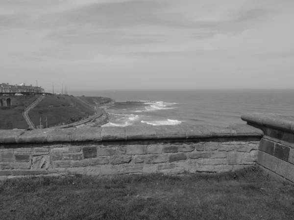 Costa Del Norte Inglaterra Con Ciudad Newcastle — Foto de Stock