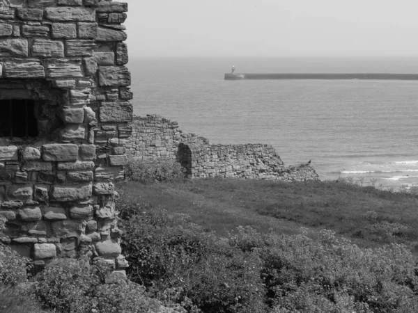 Der Küste Nordenglands Mit Der Stadt Newcastle — Stockfoto