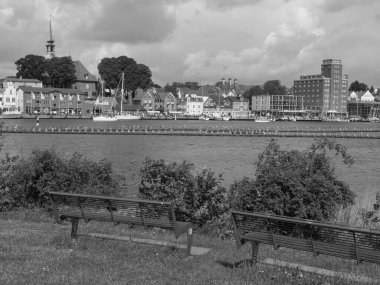 Almanya 'nın kuzeyinde Schleswig' de schlei nehrinde