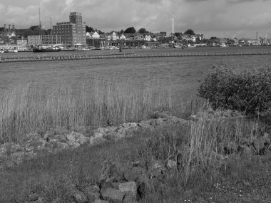 Almanya 'nın kuzeyinde Schleswig' de schlei nehrinde