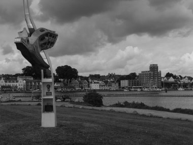 Almanya 'nın Schlei nehrindeki küçük Arnis şehri.