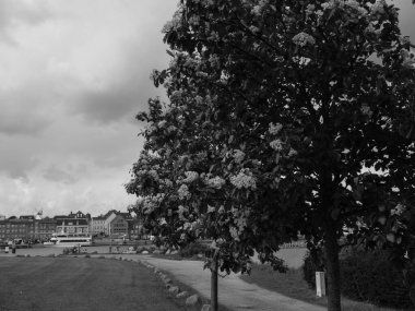 Almanya 'nın Schlei nehrindeki küçük Arnis şehri.