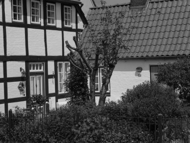 Almanya 'nın Schlei nehrindeki küçük Arnis şehri.