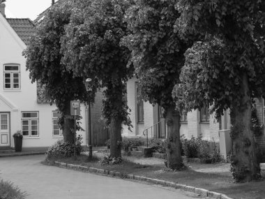 Almanya 'nın Schlei nehrindeki küçük Arnis şehri.