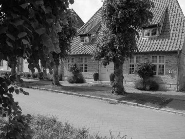 Almanya 'nın Schlei nehrindeki küçük Arnis şehri.