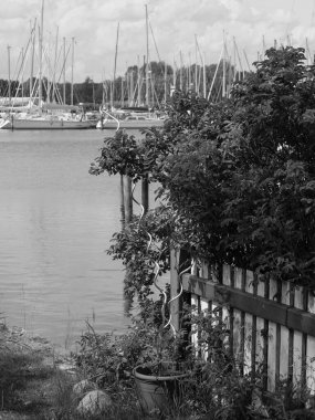 Almanya 'nın Schlei nehrindeki küçük Arnis şehri.