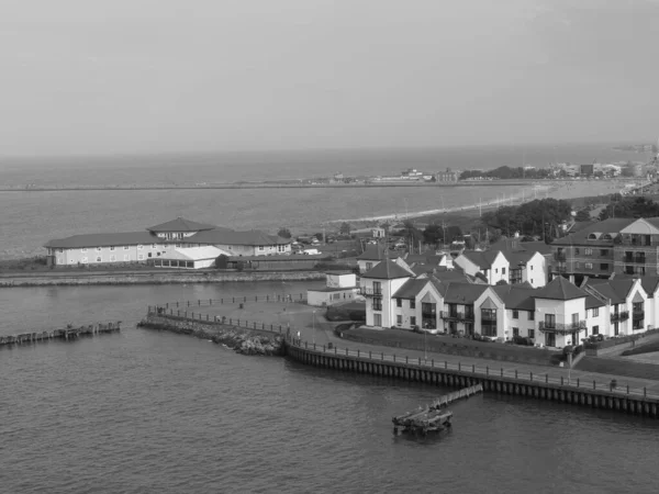 Aan Kust Van Noord Engeland Met Stad Newcastle — Stockfoto