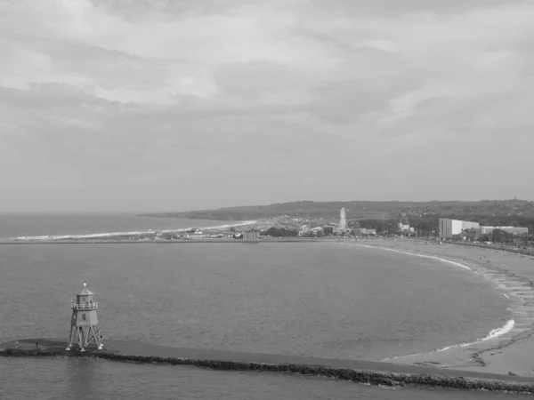 Aan Kust Van Noord Engeland Met Stad Newcastle — Stockfoto