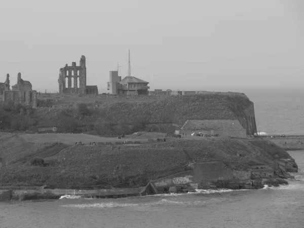 Aan Kust Van Noord Engeland Met Stad Newcastle — Stockfoto