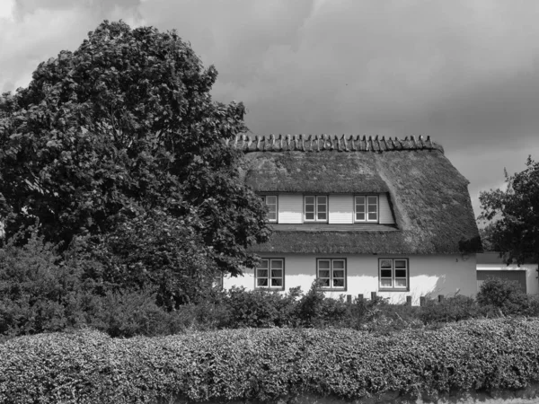 Cidade Schleswig Rio Schlei Alemanha — Fotografia de Stock