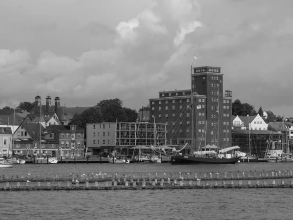 Almanya 'nın kuzeyinde Schleswig' de schlei nehrinde