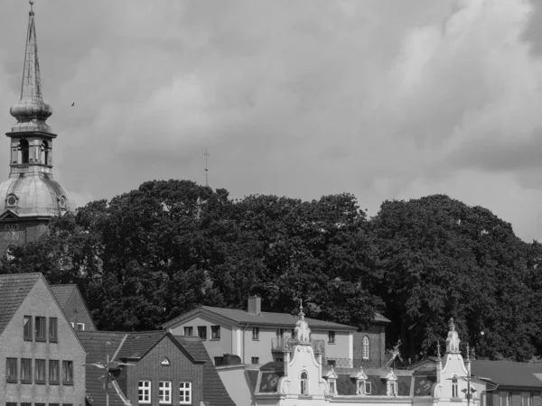 Город Шлезвиг Реке Шлей Германии — стоковое фото