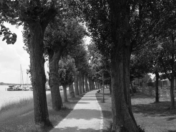 Ciudad Schleswig Río Schlei Alemania — Foto de Stock