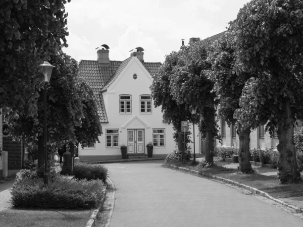 Den Lilla Staden Arnis Vid Floden Schlei Tyskland — Stockfoto