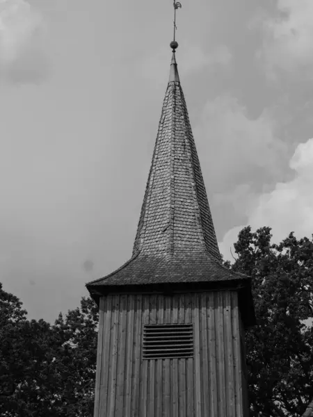 Malé Město Arnis Řeky Schlei Německu — Stock fotografie