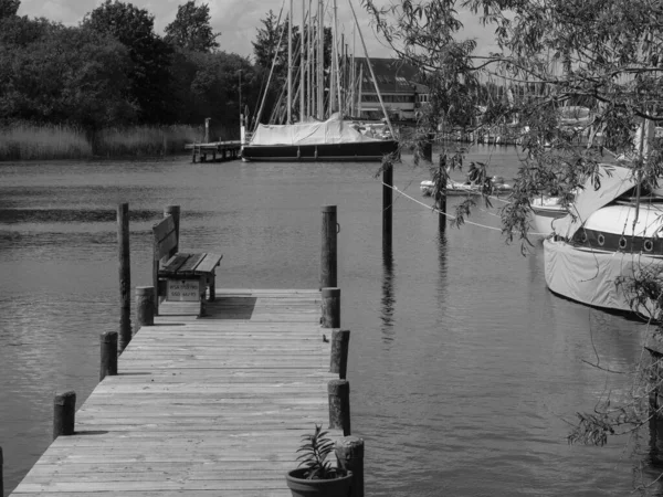 Pequeña Ciudad Arnis Río Schlei Alemania —  Fotos de Stock