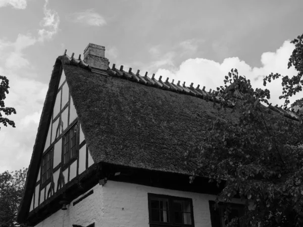 Pequeña Ciudad Arnis Río Schlei Alemania — Foto de Stock