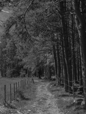 Norveç limanındaki küçük Eidfjord köyü