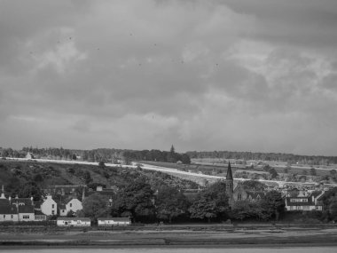 Inverness şehri ve İskoç dağları