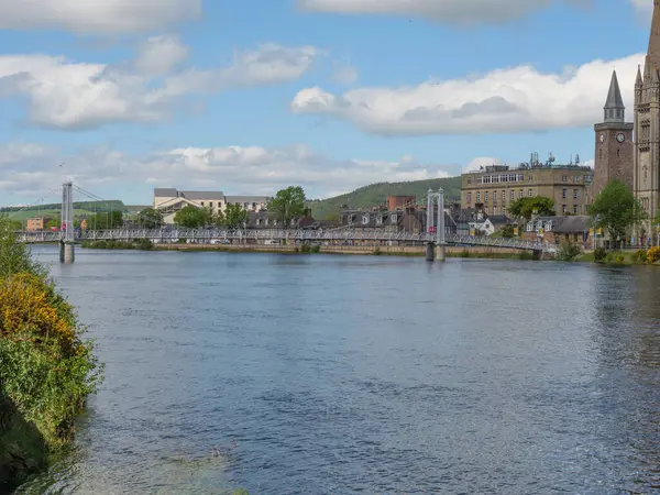 Die Stadt Inverness Und Das Schottische Hochland — Stockfoto