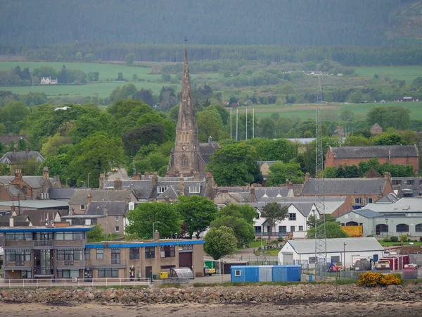 Die Stadt Inverness Und Das Schottische Hochland — Stockfoto