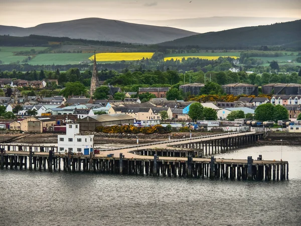 Die Stadt Inverness Und Das Schottische Hochland — Stockfoto