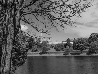 Inverness şehri ve İskoç dağları