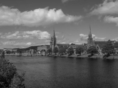 Inverness şehri ve İskoç dağları