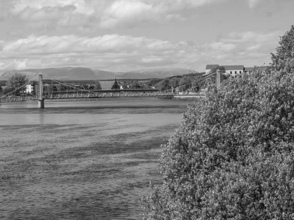 Město Inverness Skotská Vrchovina — Stock fotografie