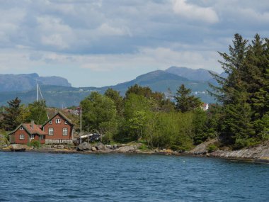 Norveç 'teki Stavanger şehri.
