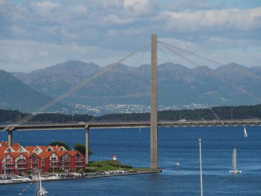 Norveç 'teki Stavanger şehri.