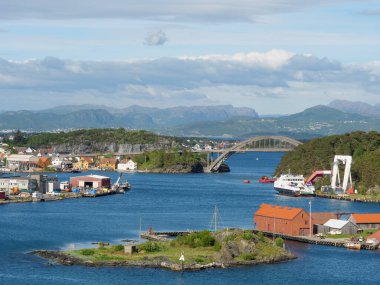 Norveç 'teki Stavanger şehri.