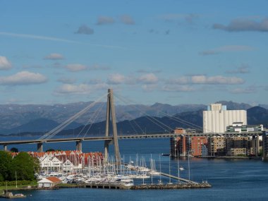 Norveç 'teki Stavanger şehri.