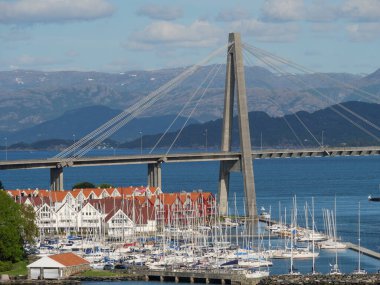 Norveç 'teki Stavanger şehri.