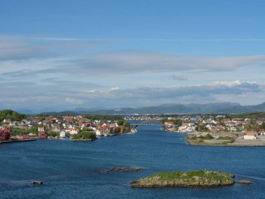 Norveç 'teki Stavanger şehri.