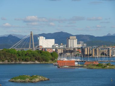 Norveç 'teki Stavanger şehri.