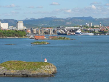 Norveç 'teki Stavanger şehri.