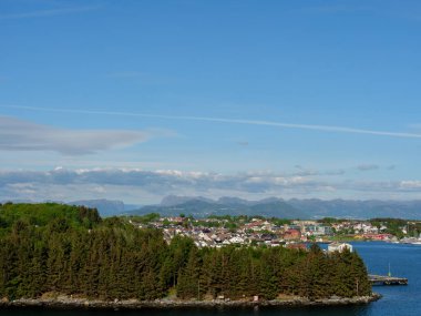 Norveç 'teki Stavanger şehri.