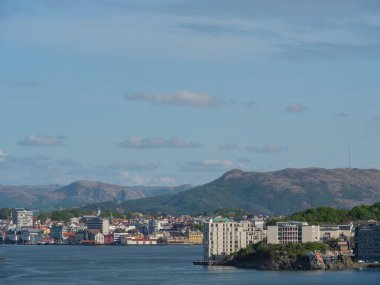Norveç 'teki Stavanger şehri.