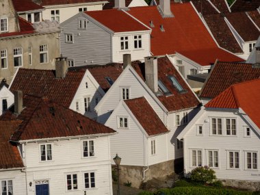 Norveç 'teki Stavanger şehri.