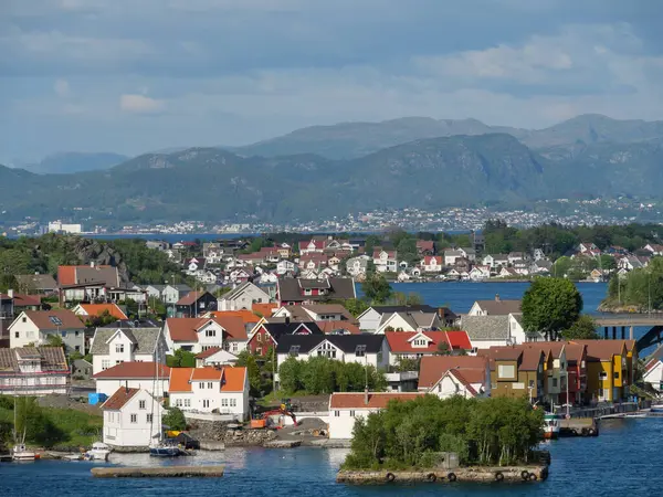 Cidade Stavanger Norway — Fotografia de Stock