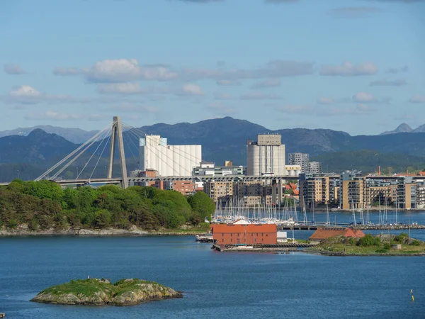 Norveç 'teki Stavanger şehri.