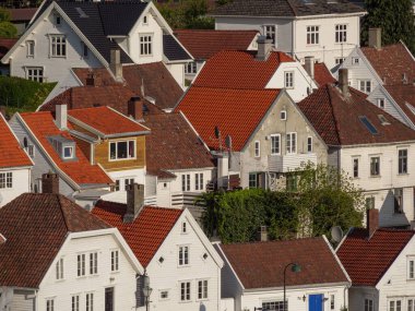 Norveç 'teki Stavanger şehri.