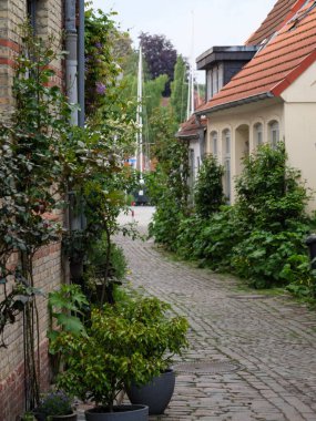 Almanya 'nın Baltık Denizi' ndeki Eckernfoette şehri.