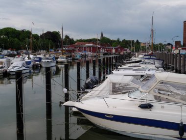 Almanya 'nın Baltık Denizi' ndeki Eckernfoette şehri.