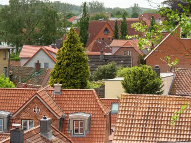 Almanya 'nın Baltık Denizi' ndeki Eckernfoette şehri.