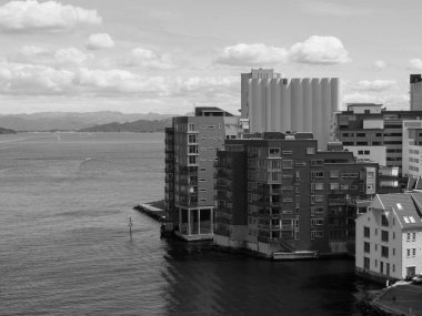 Norveç 'teki Stavanger şehri.