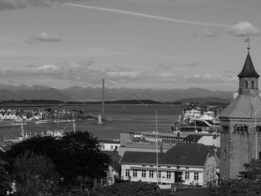 Norveç 'teki Stavanger şehri.