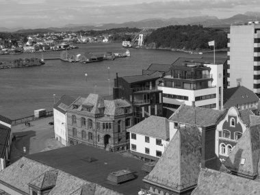 Norveç 'teki Stavanger şehri.